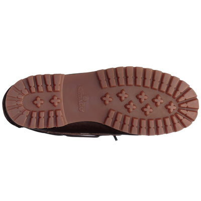 Moc Man ACADIA Moccasin DK BROWN-GUM Dressed Front (jpg Rgb)	