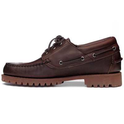 Moc Man ACADIA Moccasin DK BROWN-GUM Dressed Side (jpg Rgb)		