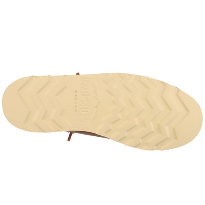 Moc Man KEUKA Moccasin BEIGE CAMEL Dressed Front (jpg Rgb)	