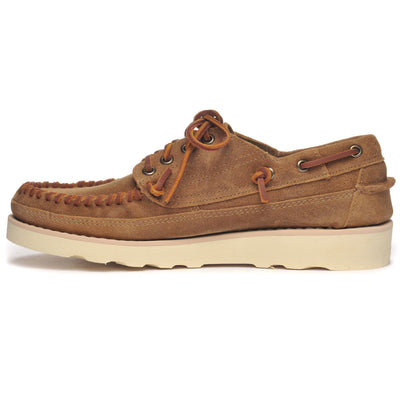 Moc Man KEUKA Moccasin BEIGE CAMEL Dressed Side (jpg Rgb)		