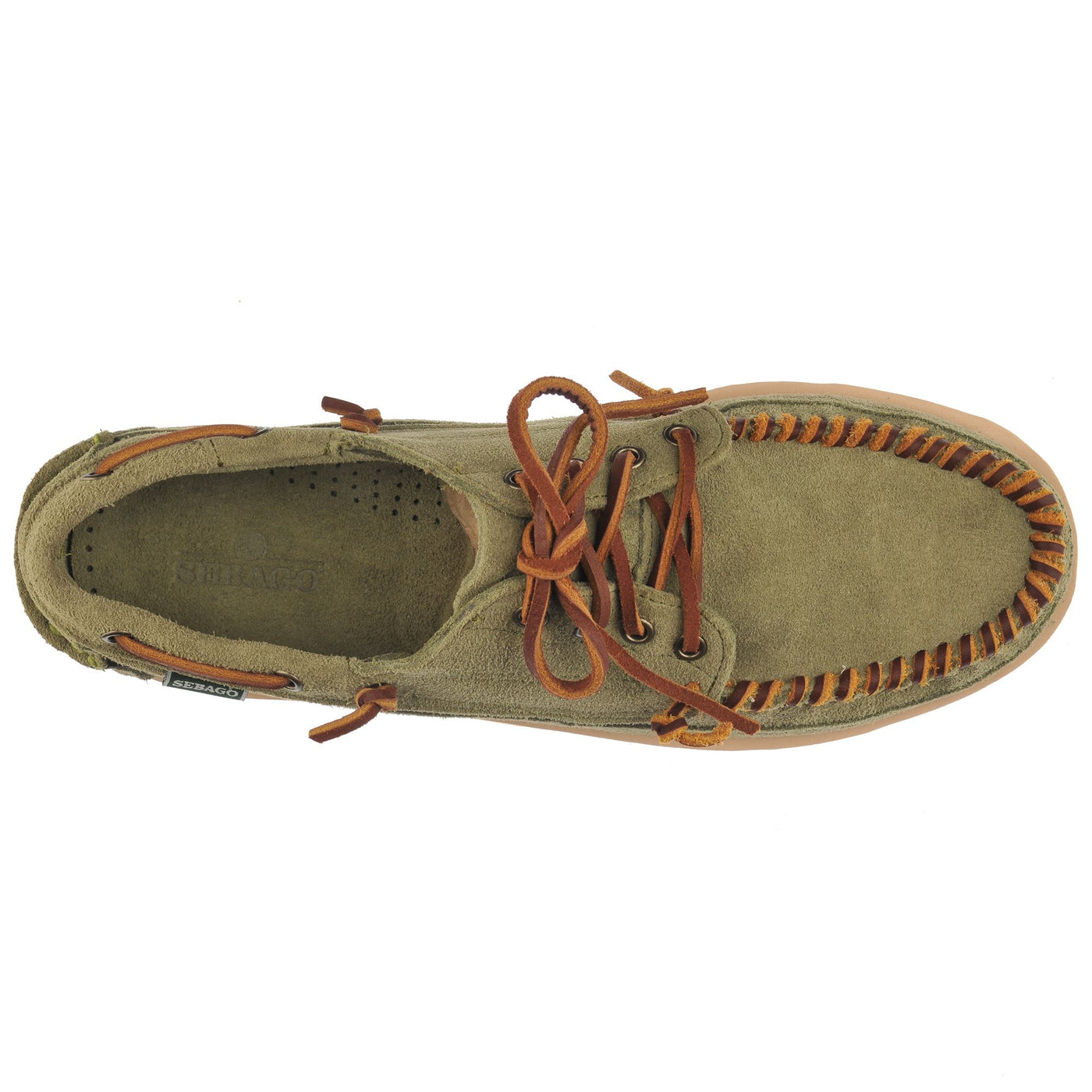 Moc Man KEUKA Moccasin OLIVE Dressed Back (jpg Rgb)		