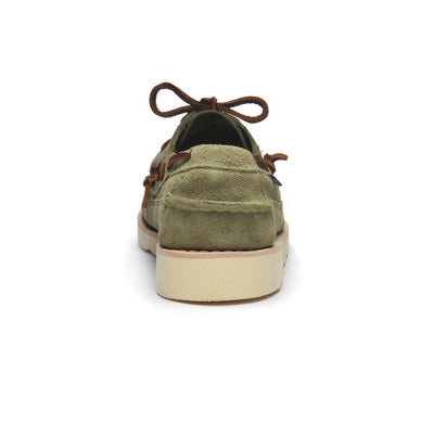 Moc Man KEUKA Moccasin OLIVE Detail (jpg Rgb)			
