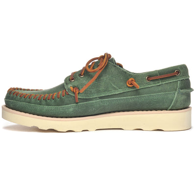 Moc Man KEUKA Moccasin GREEN AGAVE Dressed Side (jpg Rgb)		