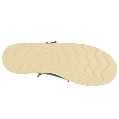 Moc Man KEUKA Moccasin GREEN AGAVE Dressed Front (jpg Rgb)	