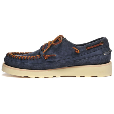 Moc Man KEUKA Moccasin BLUE DK DENIM Dressed Side (jpg Rgb)		