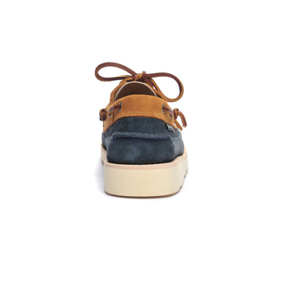Moc Man CAYUGA Moccasin TAN-PAPYRUS-NAVY Detail (jpg Rgb)			