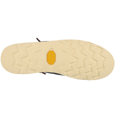 Moc Man CAYUGA Moccasin TAN-PAPYRUS-NAVY Dressed Front (jpg Rgb)	