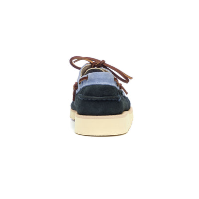 Moc Man CAYUGA Moccasin BLUE NAVY- LT BLUE- PAPYRUS Detail (jpg Rgb)			