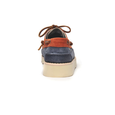 Moc Man CAYUGA Moccasin BLUE DK DENIM- BRANDY- BIRCH Detail (jpg Rgb)			