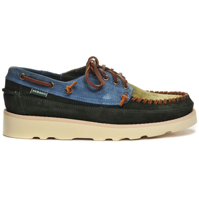 Moc Man CAYUGA Moccasin GREEN DK DEPTHS- INDIGO- GREEN MOSS Photo (jpg Rgb)			