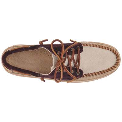 Moc Man CAYUGA Moccasin CAMEL- BORDEAUX- PAPYRUS Dressed Back (jpg Rgb)		