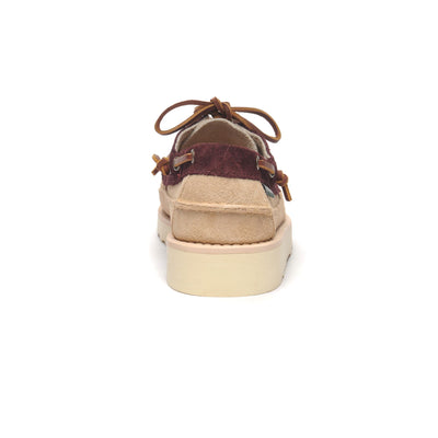 Moc Man CAYUGA Moccasin CAMEL- BORDEAUX- PAPYRUS Detail (jpg Rgb)			