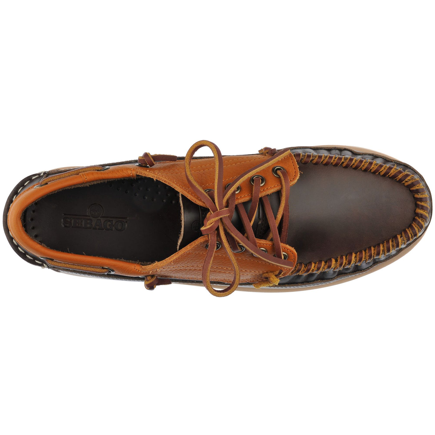 Moc Man SENECA Moccasin DKBROWN-OCRA Dressed Back (jpg Rgb)		