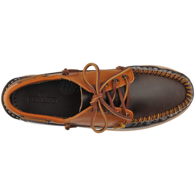 Moc Man SENECA Moccasin DKBROWN-OCRA Dressed Back (jpg Rgb)		