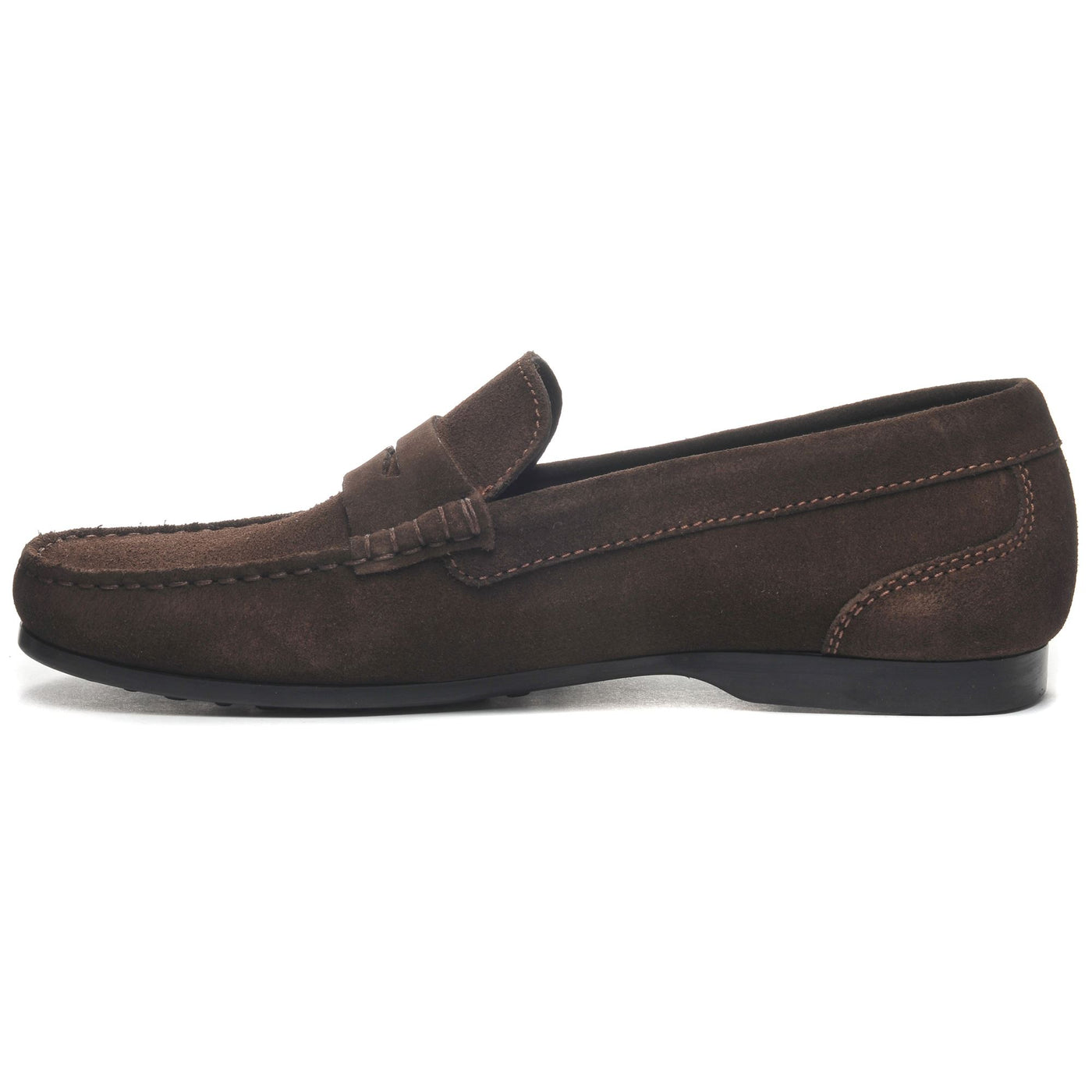 Moc Man BYRON SUEDE Moccasin BROWN Dressed Side (jpg Rgb)		