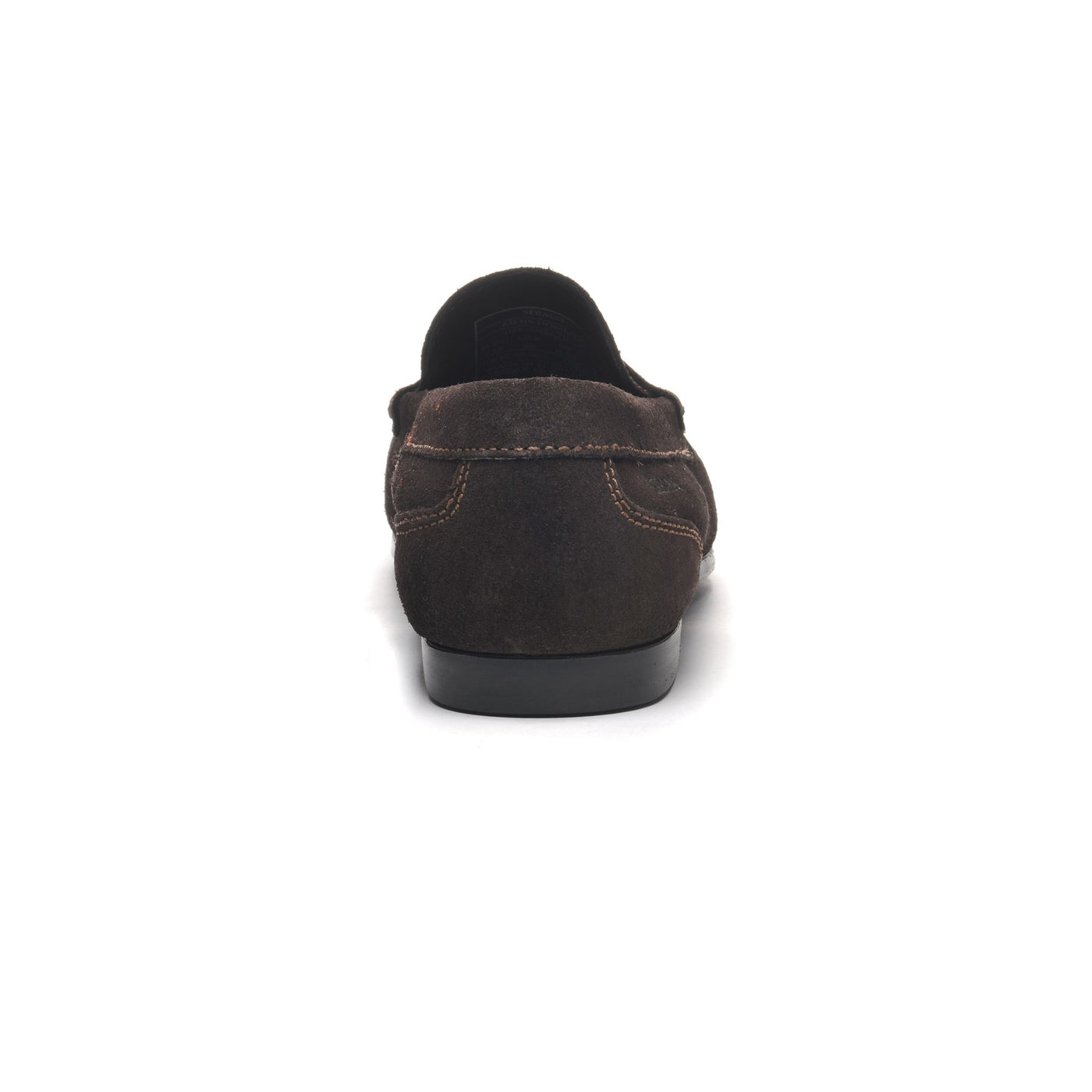 Moc Man BYRON SUEDE Moccasin DK BROWN Detail (jpg Rgb)			