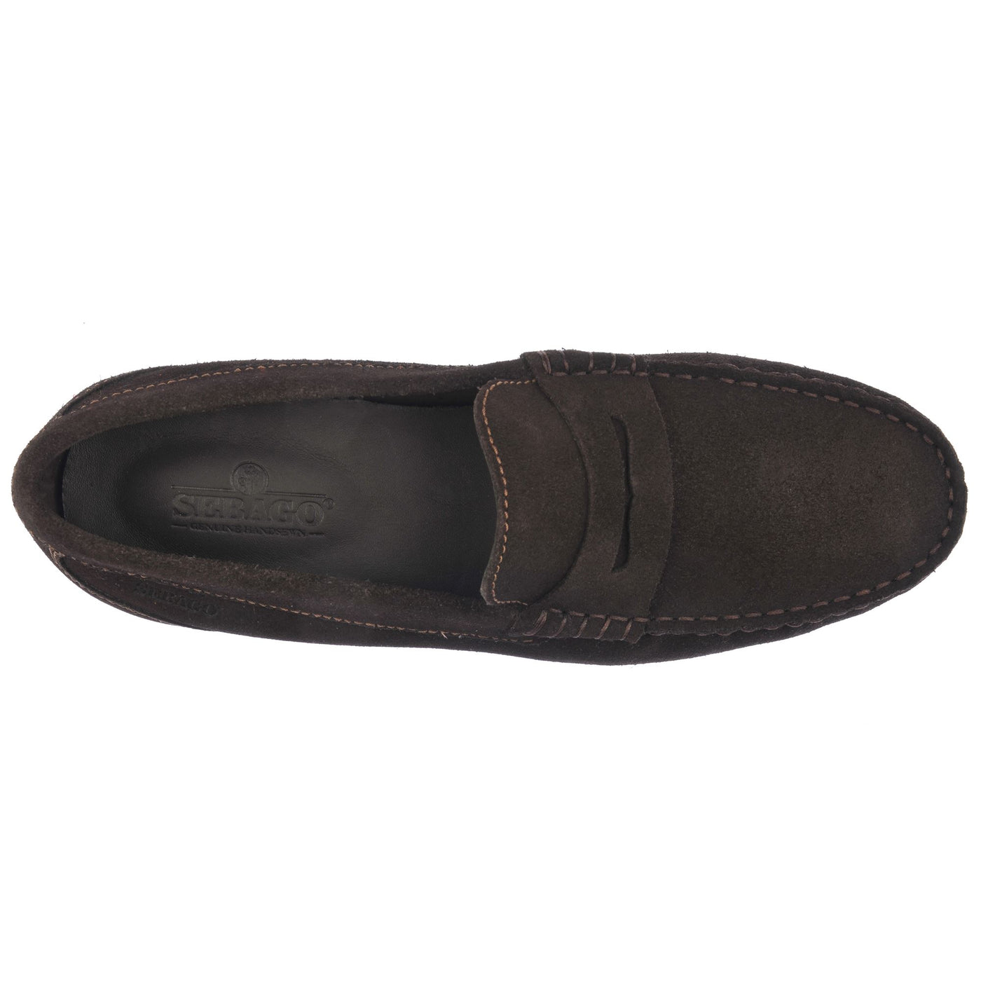 Moc Man BYRON SUEDE Moccasin DK BROWN Dressed Back (jpg Rgb)		
