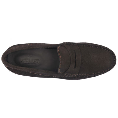 Moc Man BYRON SUEDE Moccasin DK BROWN Dressed Back (jpg Rgb)		