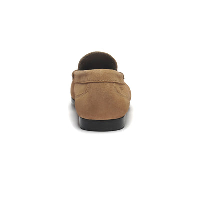 Moc Man BYRON SUEDE Moccasin BEIGE CAMEL Detail (jpg Rgb)			