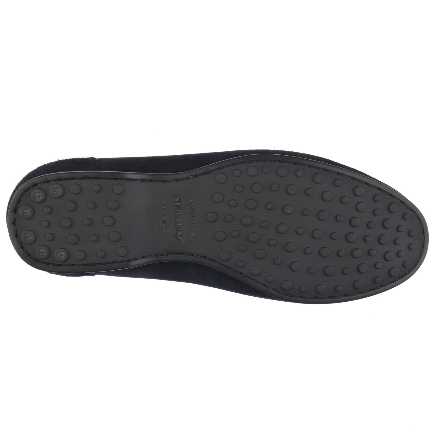 Moc Man BYRON SUEDE Moccasin BLUE NAVY Dressed Front (jpg Rgb)	