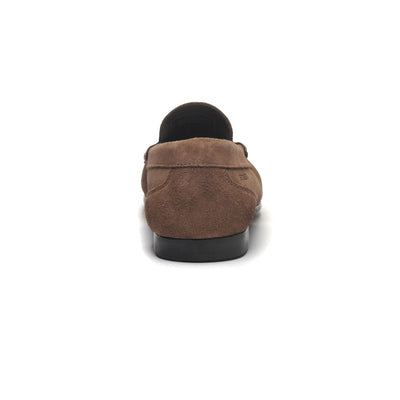 Moc Man BYRON SUEDE Moccasin ALMOND Detail (jpg Rgb)			