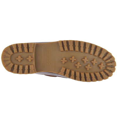 Moc Woman ACADIA WOMAN Moccasin BROWN CINNAMON Dressed Front (jpg Rgb)	