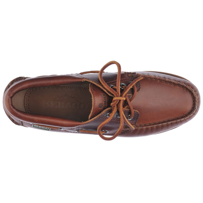Moc Woman ACADIA WOMAN Moccasin BROWN CINNAMON Dressed Back (jpg Rgb)		