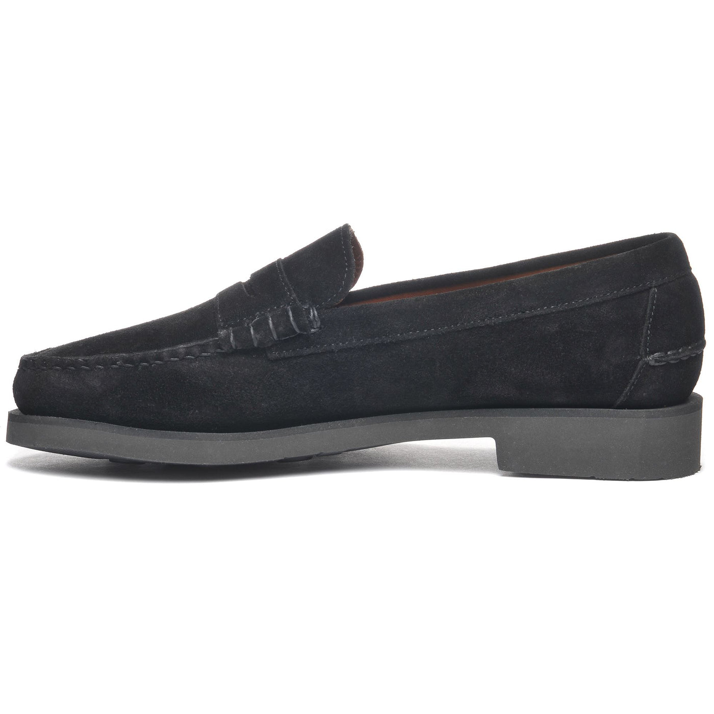 Moc Man DAN SUEDE PO Moccasin BLACK Dressed Side (jpg Rgb)		