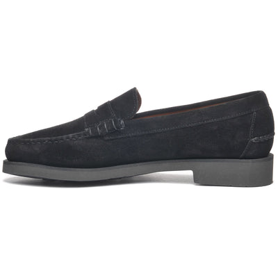 Moc Man DAN SUEDE PO Moccasin BLACK Dressed Side (jpg Rgb)		