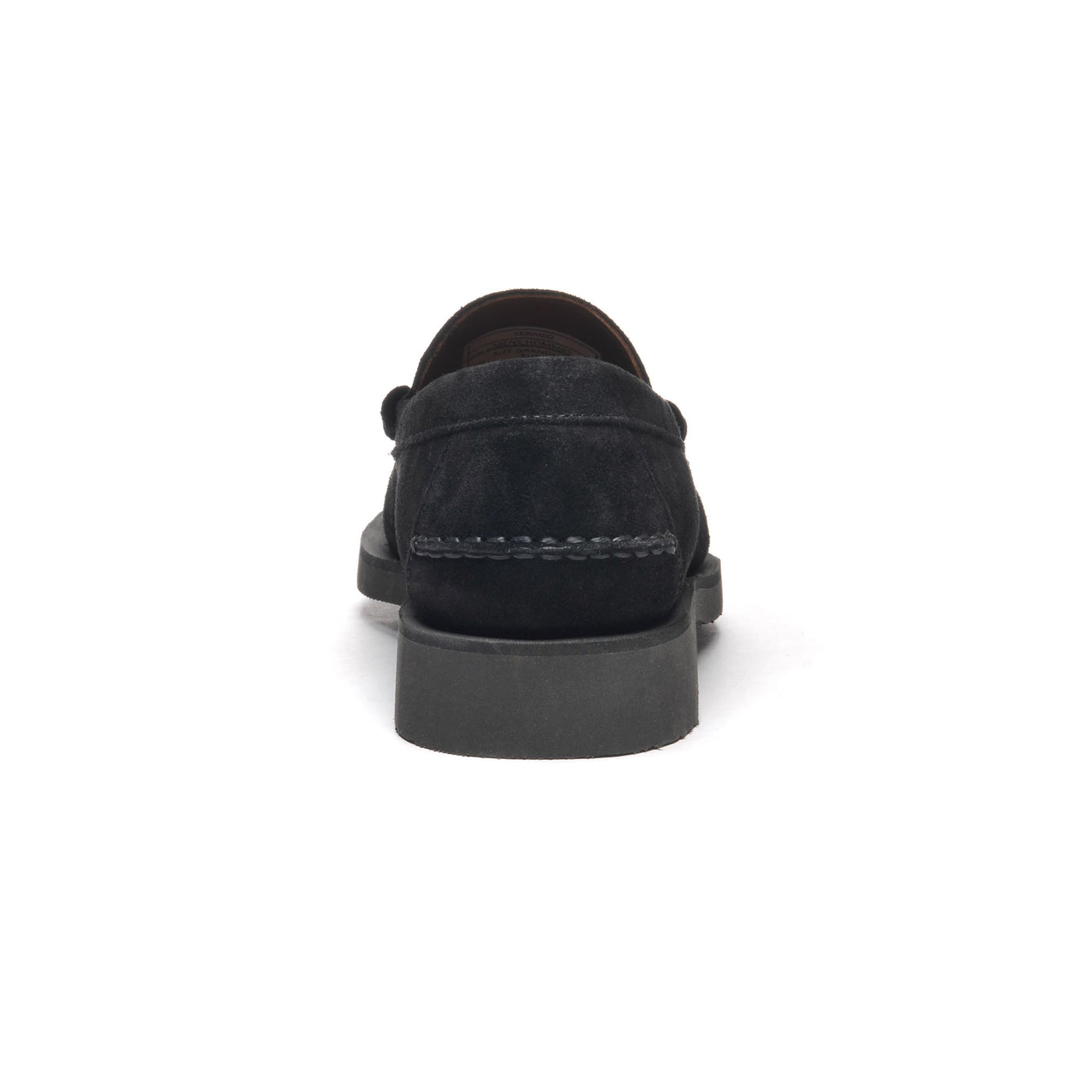 Moc Man DAN SUEDE PO Moccasin BLACK Detail (jpg Rgb)			