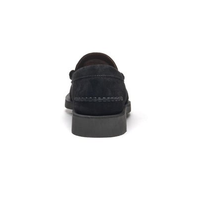 Moc Man DAN SUEDE PO Moccasin BLACK Detail (jpg Rgb)			
