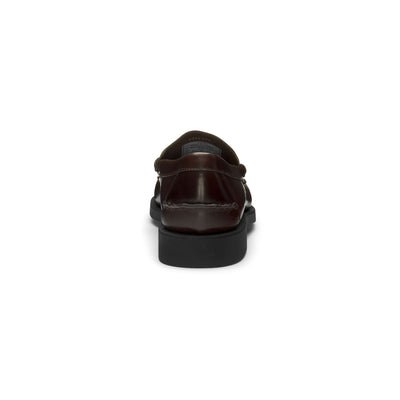 Moc Man DAN WAXY PO Moccasin DK BROWN Detail (jpg Rgb)			