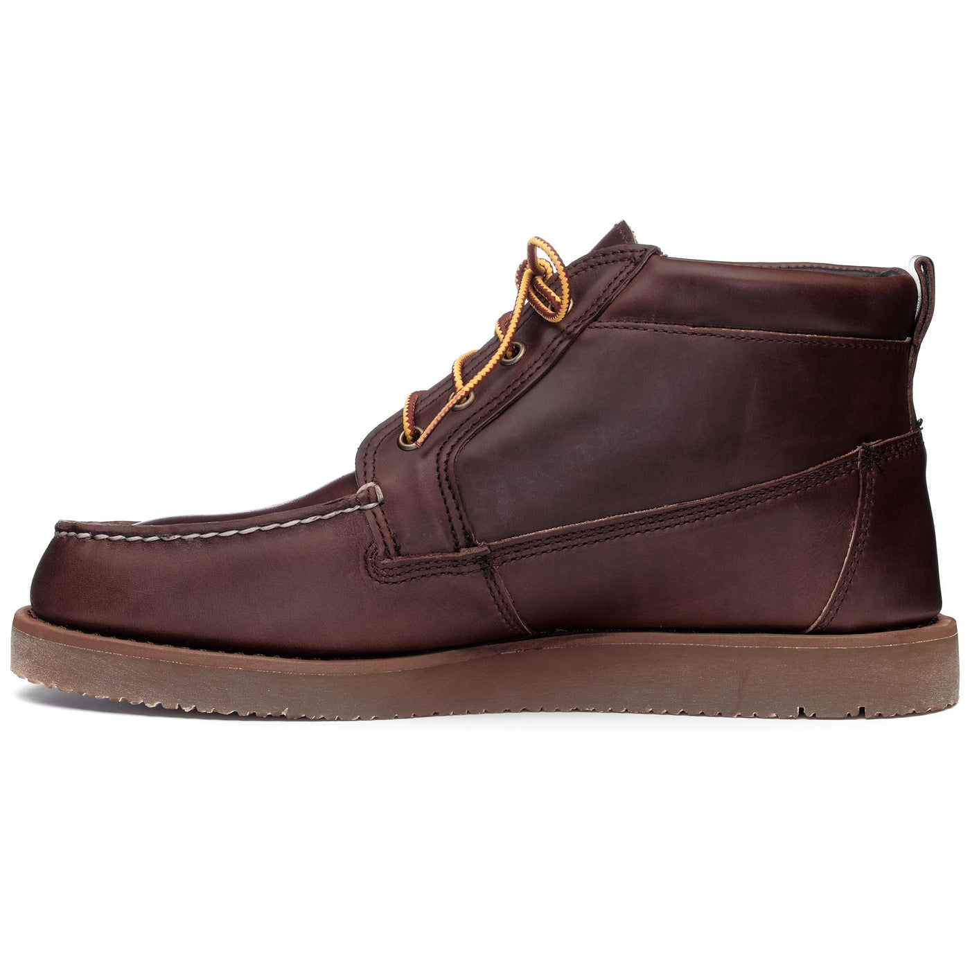 Moc Man Rogden Mid Mid Cut DK BROWN-GUM Dressed Side (jpg Rgb)		
