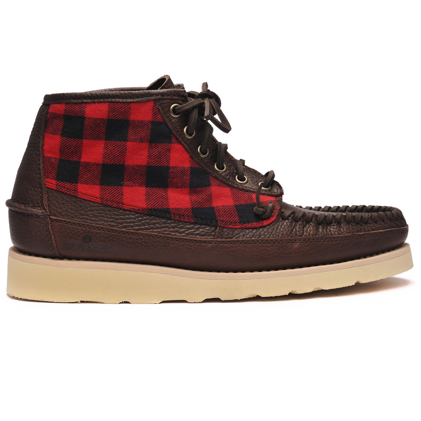 Moc Man Seneca Mid Wool Mid Cut DK BROWN Photo (jpg Rgb)			