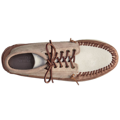 Moc Man Cayuga Mid Mid Cut CAMEL-PAPYRUS-COGNAC Dressed Back (jpg Rgb)		