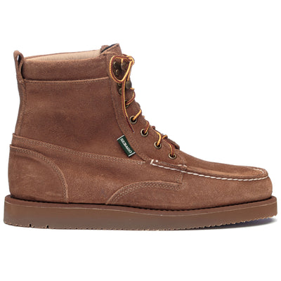 Moc Man Rogden Boot Suede Mid Cut BEIGE CAMEL Photo (jpg Rgb)			