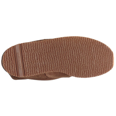 Moc Man Rogden Boot Suede Mid Cut BEIGE CAMEL Dressed Front (jpg Rgb)	