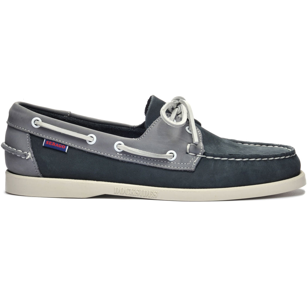 Docksides Man PORTLAND SPINNAKER NUBUCK Mocassin NAVY GREY