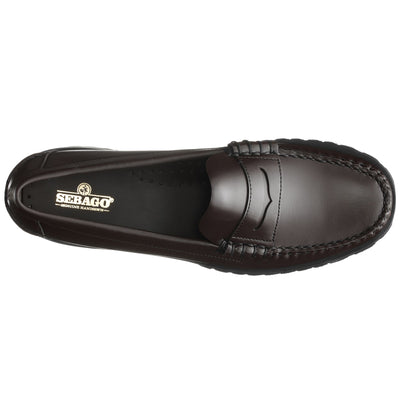 Moc Woman DAN LUG WOMAN Moccasin DK BROWN Dressed Back (jpg Rgb)		