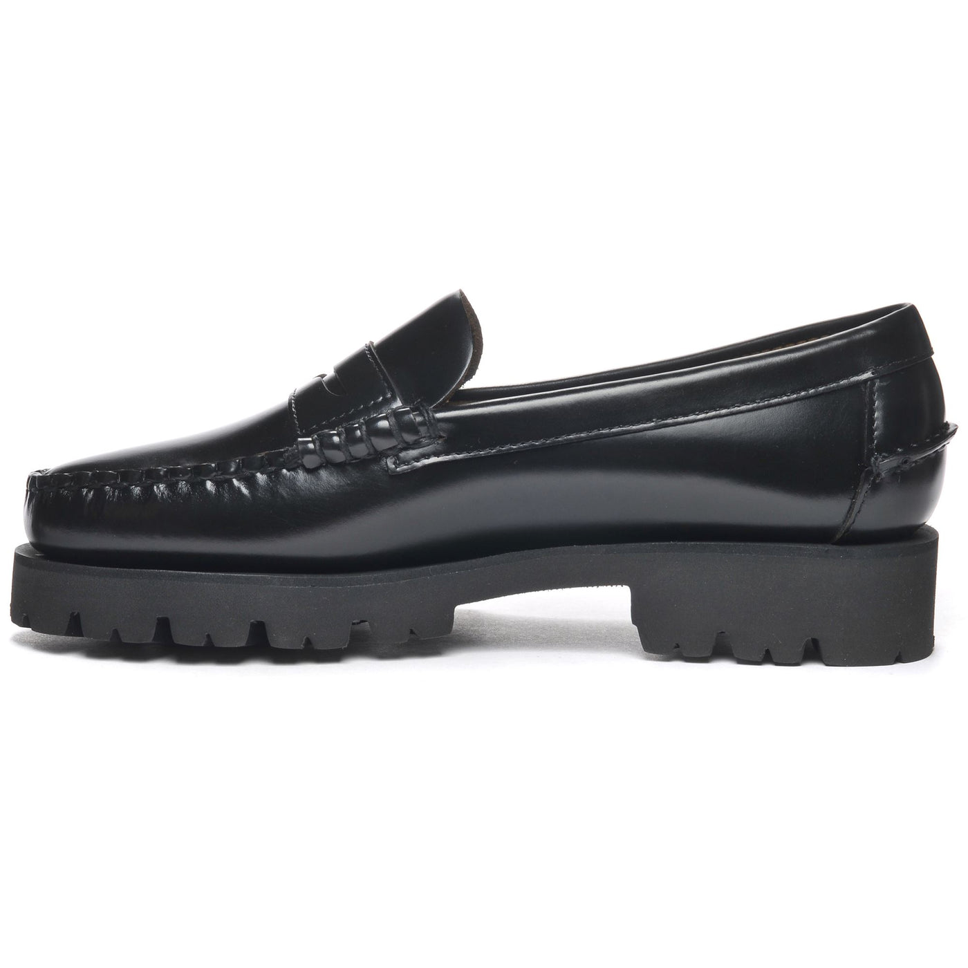 Moc Woman DAN LUG WOMAN Moccasin BLACK Dressed Side (jpg Rgb)		