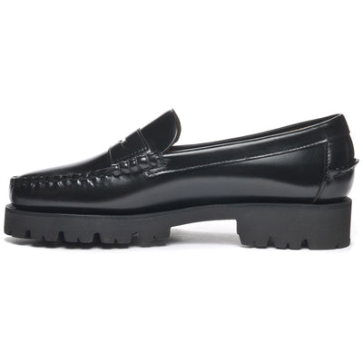 Moc Woman DAN LUG WOMAN Moccasin BLACK Dressed Side (jpg Rgb)		