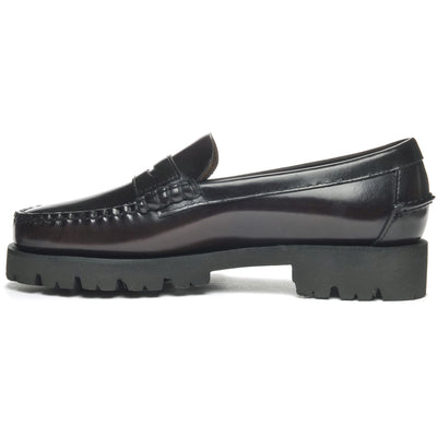 Moc Woman DAN LUG WOMAN Moccasin BROWN BURGUNDY Dressed Side (jpg Rgb)		