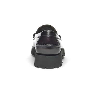 Moc Woman DAN LUG WOMAN Moccasin BROWN BURGUNDY Detail (jpg Rgb)			