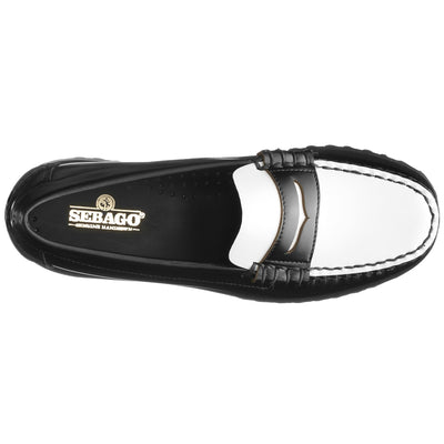 Moc Woman DAN LUG WOMAN Moccasin BLACK-WHITE Dressed Back (jpg Rgb)		