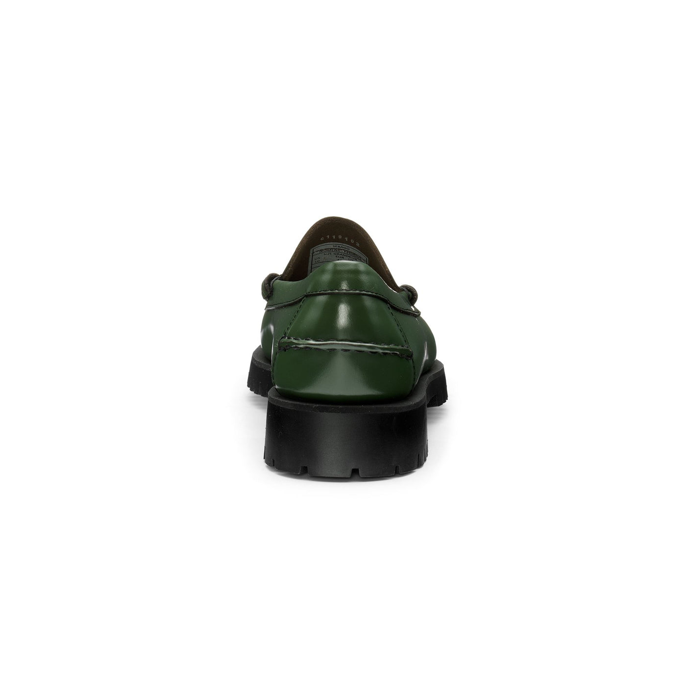 Moc Woman DAN LUG WOMAN Moccasin GREEN CHIVE | sebago Detail (jpg Rgb)			