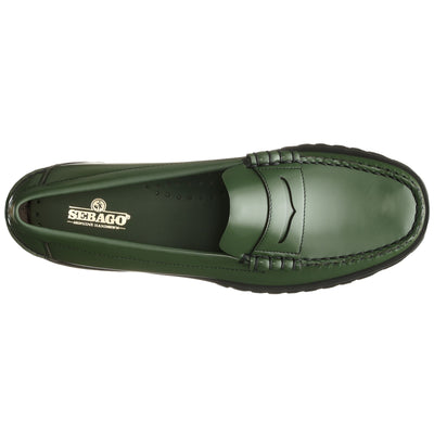 Moc Woman DAN LUG WOMAN Moccasin GREEN CHIVE | sebago Dressed Back (jpg Rgb)		