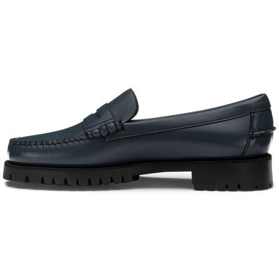 Moc Woman DAN LUG WOMAN Moccasin BRILLIANT BLUE Dressed Side (jpg Rgb)		