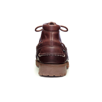 Moc Man Ranger Mid Waxy Mid Cut BROWN-GUM Detail (jpg Rgb)			