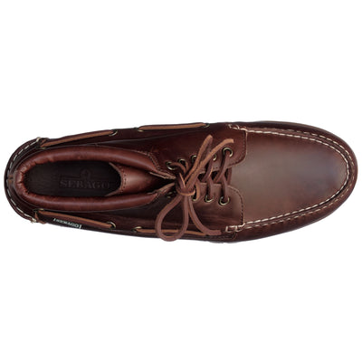 Moc Man Ranger Mid Waxy Mid Cut BROWN-GUM Dressed Back (jpg Rgb)		