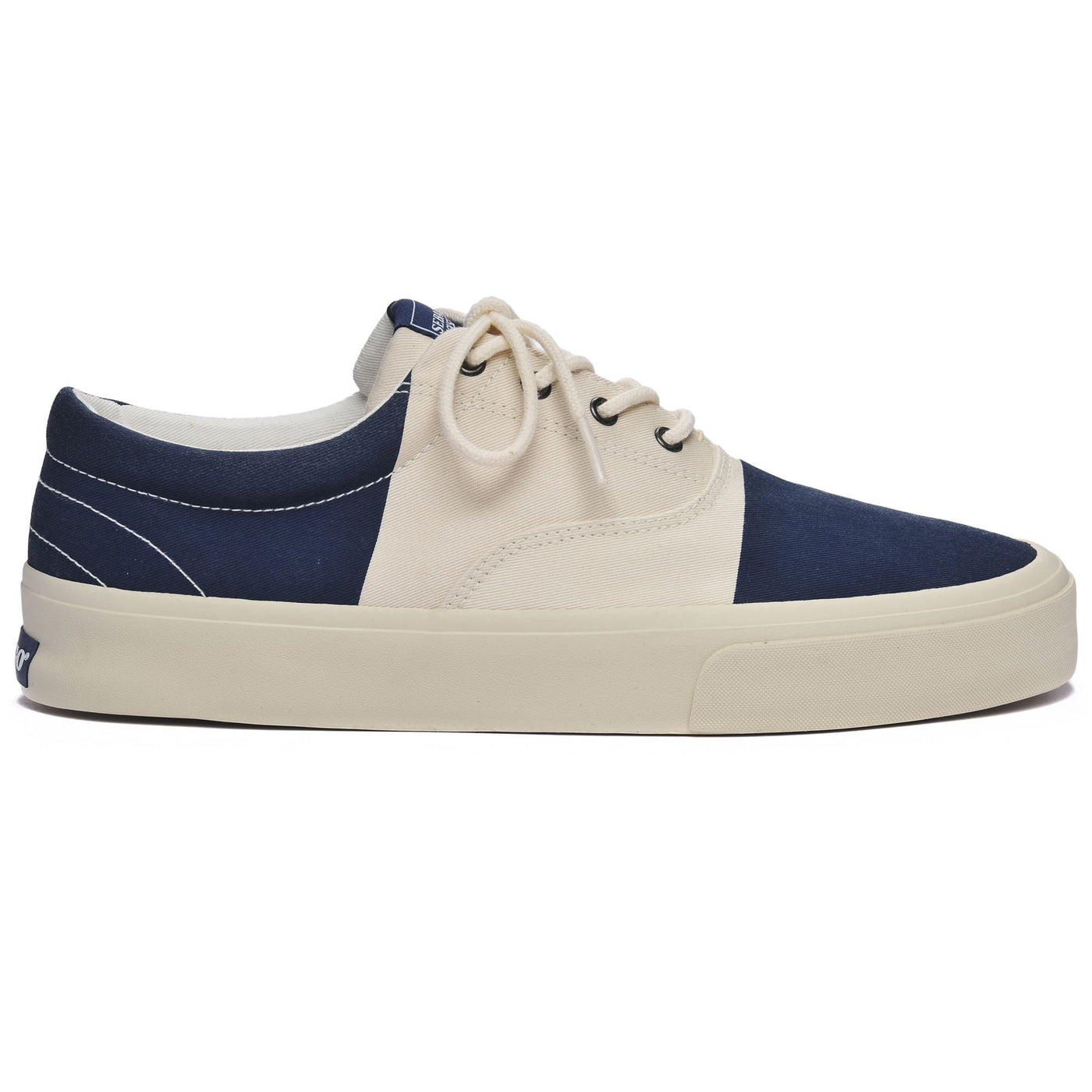 Sneakers Man JOHN FLAGS Low Cut BLUE-OFFWHITE Photo (jpg Rgb)			